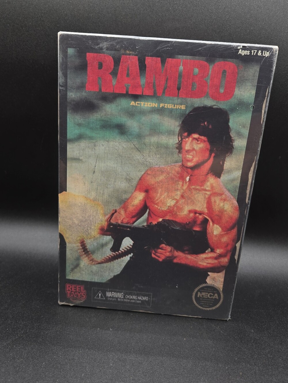 BNIB 1982 NECA REEL TOYS First Blood RAMBO 7” Action Figure